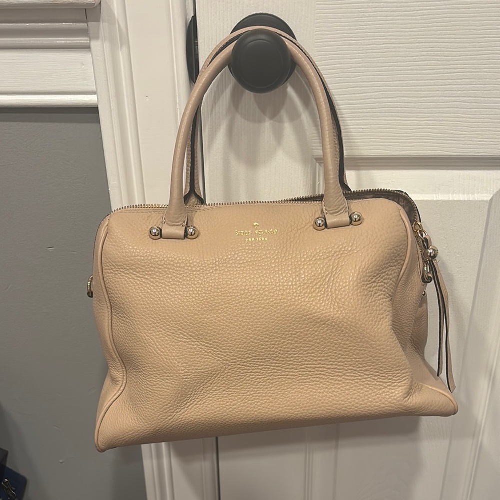Kate Spade Tan Satchel Structured Elegance